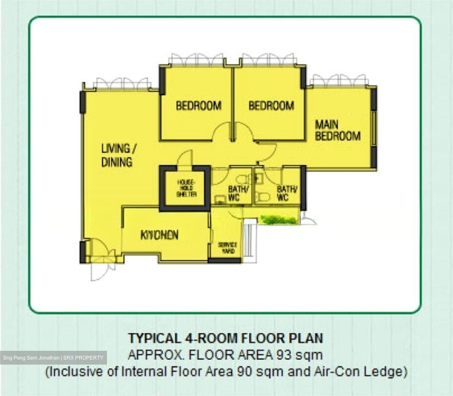 Blk 808A Ping Yi Greens (Bedok), HDB 4 Rooms #512813571